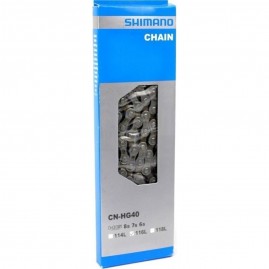 Цепь SHIMANO HG40, 6/7/8СК, 116 ЗВ., ЗАМ. UG51 Цепь SHIMANO HG40, 6/7/8СК, 116 ЗВ., ЗАМ. UG51
