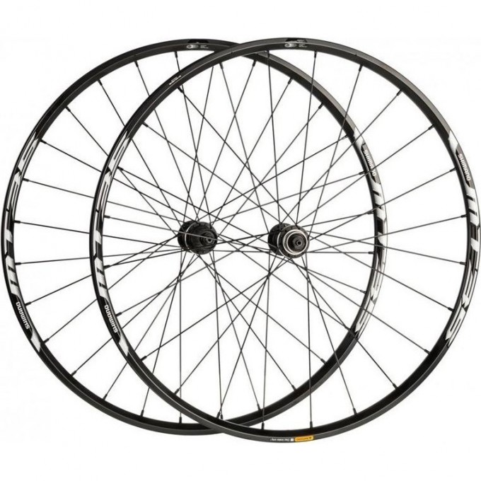 Комплект колес SHIMANO MT35, 27,5", C.LOCK, ЦВ. ЧЕРНЫЙ EWHMT35FR7ME