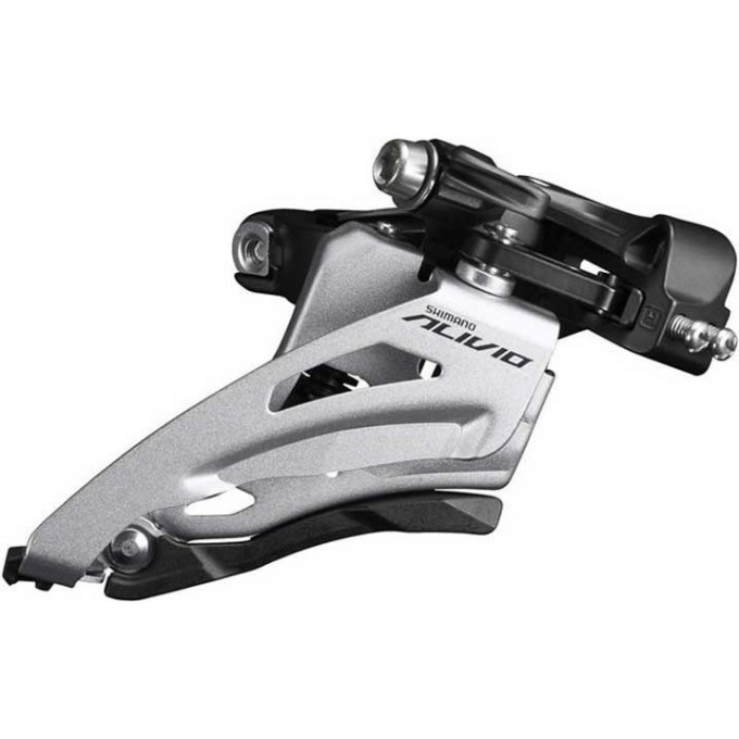Переключатель передний SHIMANO ALIVIO, M4020, SIDE SWING, MIDDLE CLAMP, 34,9(С АДАПТ. 31,8; 28,6), ДЛЯ 2X9СК EFDM4020MBX4