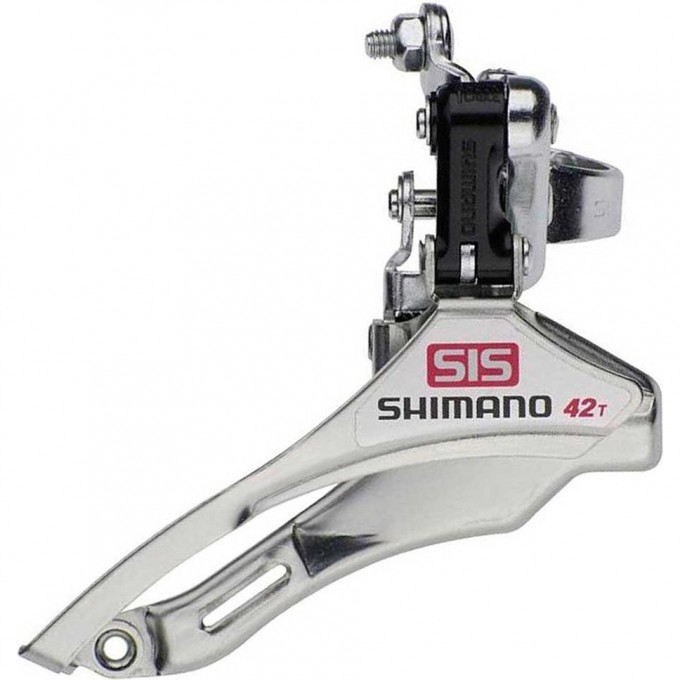 Переключатель передний SHIMANO TOURNEY, TY10, верхняя тяга, 28.6, 42T, без упаковки AFDTY10TS6