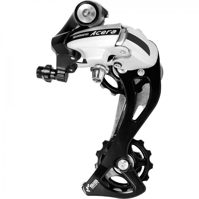 Переключатель задний SHIMANO ACERA, M360, SGS, 7/8 скоростей, серебристый ERDM360SGSS