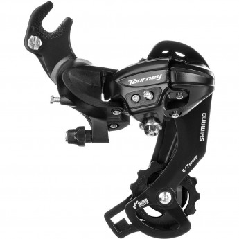 Переключатель задний SHIMANO TOURNEY, TY300, 6/7 скоростей, крепление на ось, без упаковки