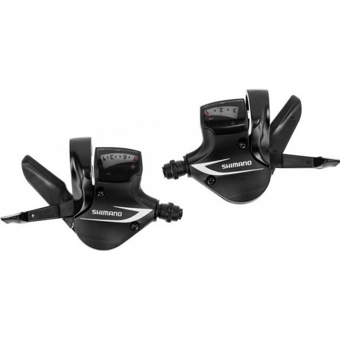 Шифтер SHIMANO ACERA, M360, левый/правый, 3X8 скоростей, трос+оплетка ESLM360PTA3