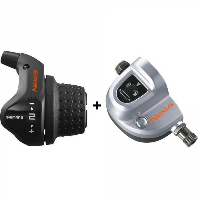 Шифтер SHIMANO NEXUS, 3S41E, 3СК, С BELL CRANK 6, ОПЛЕТКА, 1600ММ ЧЕРНЫЙ, КОРОТК. РУЧКА ASL3S41E160LS