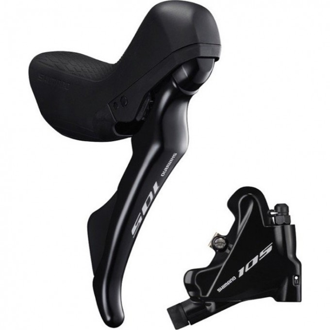 Шифтер/Тормозная ручка SHIMANO 105, ST-R7020 правый,BR-R7070, 11 скоростей, J-KIT, адаптер 25 мм, полимерный IR7020DRRDSC170A