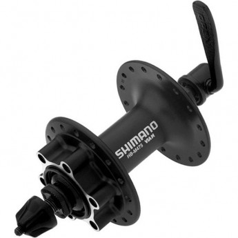 Втулка передняя SHIMANO ALIVIO M475, 36 отверстий, 6-болтов, QR, черный Втулка передняя SHIMANO ALIVIO M475, 36 отверстий, 6-болтов, QR, черный