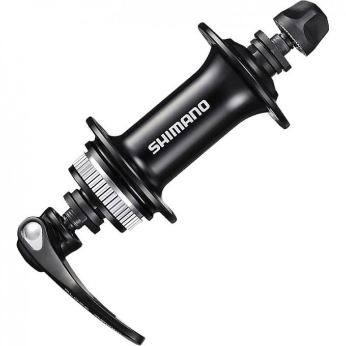 Втулка передняя SHIMANO RS505, 32 отверстия, C.LOCK, QR 133 мм, черный EHBRS505B