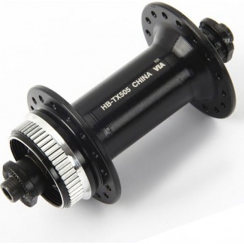 Втулка передняя SHIMANO TOURNEY TX505, 36 отверстий, QR, C.LOCK, без кожуха, черный Втулка передняя SHIMANO TOURNEY TX505, 36 отверстий, QR, C.LOCK, без кожуха, черный