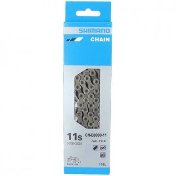 Цепь SHIMANO E8000, 11 скоростей, 138 звеньев, с ампульным пином