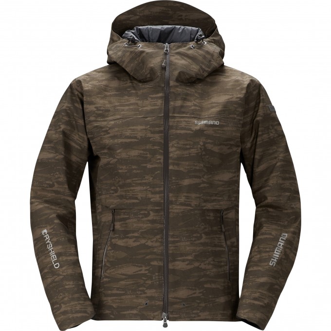 Куртка утеплённая SHIMANO RB-04JS DRYSHIELD коричневый камуфляж L 59YRB04JSA8