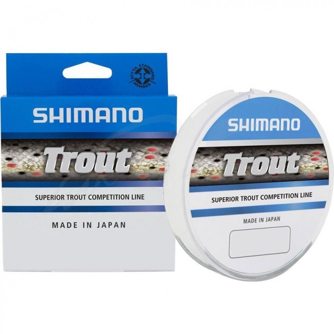 Леска SHIMANO TROUT COMPETITION MONO 150m красная 0,18мм TROUTCM15018