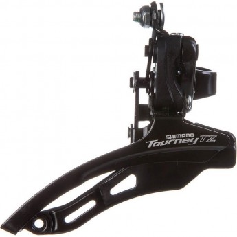 Переключатель передний SHIMANO TZ500, верхняя тяга, 28.6, 42T, без упаковки Переключатель передний SHIMANO TZ500, верхняя тяга, 28.6, 42T, без упаковки
