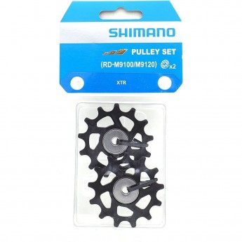 Ролики для велосипеда SHIMANO Y-PART RD-M9100/M9120, 12 скоростей, пара роликов, Y3FA98090 Ролики для велосипеда SHIMANO Y-PART RD-M9100/M9120, 12 скоростей, пара роликов, Y3FA98090