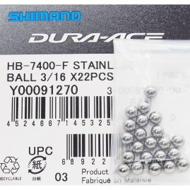 Шарик SHIMANO нержавейка 3/16", к HB-7400-F, 22 штуки Y00091270 Шарик SHIMANO нержавейка 3/16", к HB-7400-F, 22 штуки Y00091270