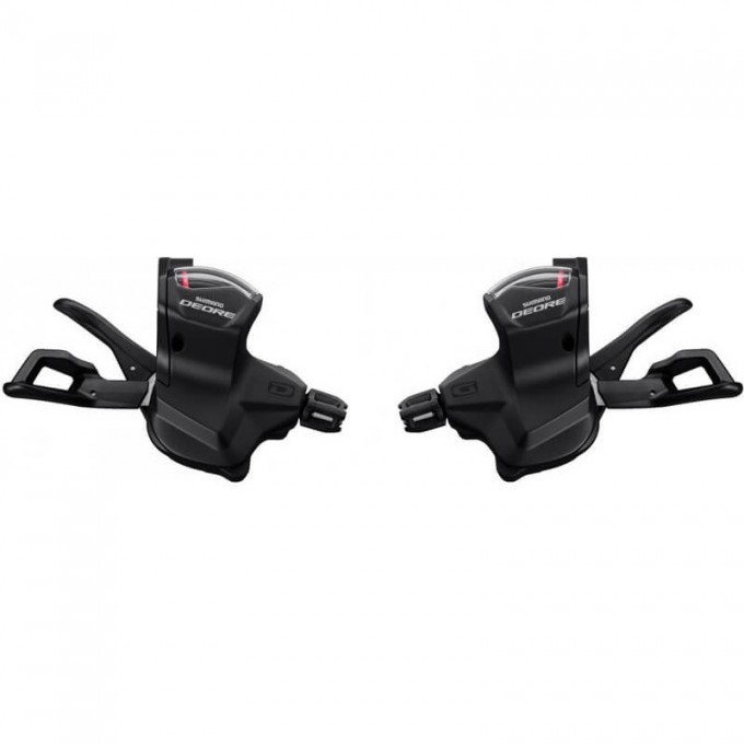 Шифтер SHIMANO DEORE, M6000, левый/правый, 2/3x10 скоростей, трос+оплетка ISLM6000PA