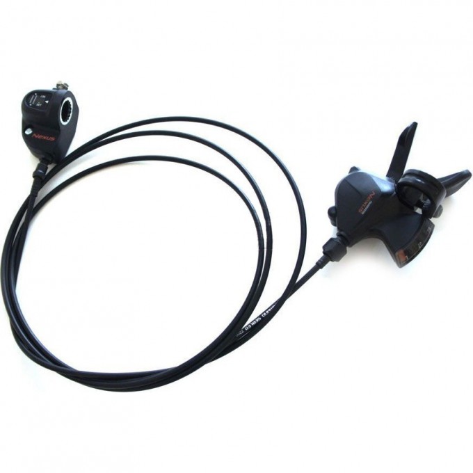Шифтер SHIMANO NEXUS, C2010-3, правый 3 скорости, трос 2200мм, с SM-BC06 черный ASLC20103L220LD