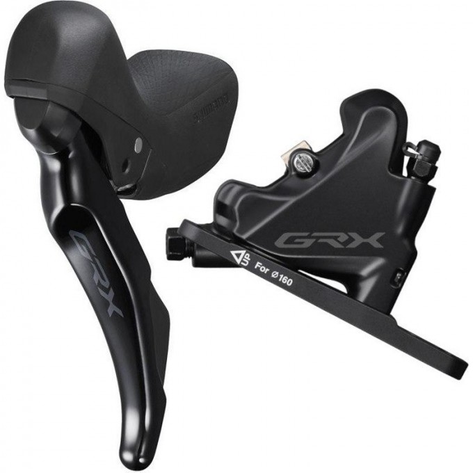 Шифтер/Тормозная ручка SHIMANO GRX, ST-RX400/BR-RX400, ЛЕВЫЙ, НА 2СК. ПОД ДИСК. ТОРМ IRX400DLF6SC100A