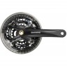 Система SHIMANO ACERA, M361, 170 мм, квадрат, 42/32/22T, защита, черный EFCM361C222CL