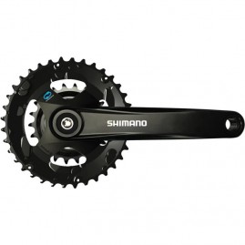 Система SHIMANO ALTUS, M315-2, 175мм, 36/22T, под квадрат, без защиты, черный для 7/8 скоростей Система SHIMANO ALTUS, M315-2, 175мм, 36/22T, под квадрат, без защиты, черный для 7/8 скоростей
