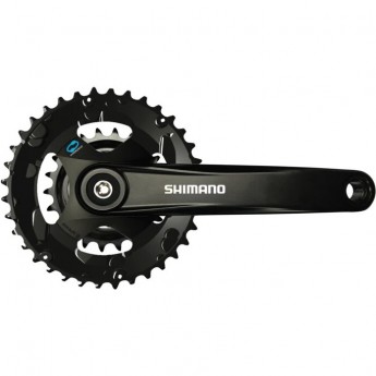Система SHIMANO ALTUS, M315-2, 175мм, 36/22T, под квадрат, без защиты, черный для 7/8 скоростей Система SHIMANO ALTUS, M315-2, 175мм, 36/22T, под квадрат, без защиты, черный для 7/8 скоростей