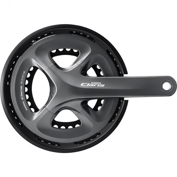 Система SHIMANO CLARIS, R2000, 170мм, интегрированный вал, 8 скоростей с защитой 50/34T EFCR2000CX04C