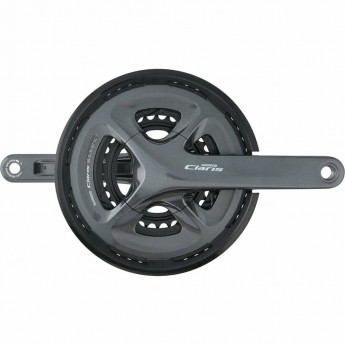 Система SHIMANO CLARIS, R2030, 170мм, интегрированный вал, 8 скоростей с защитой 50/39/30T Система SHIMANO CLARIS, R2030, 170мм, интегрированный вал, 8 скоростей с защитой 50/39/30T