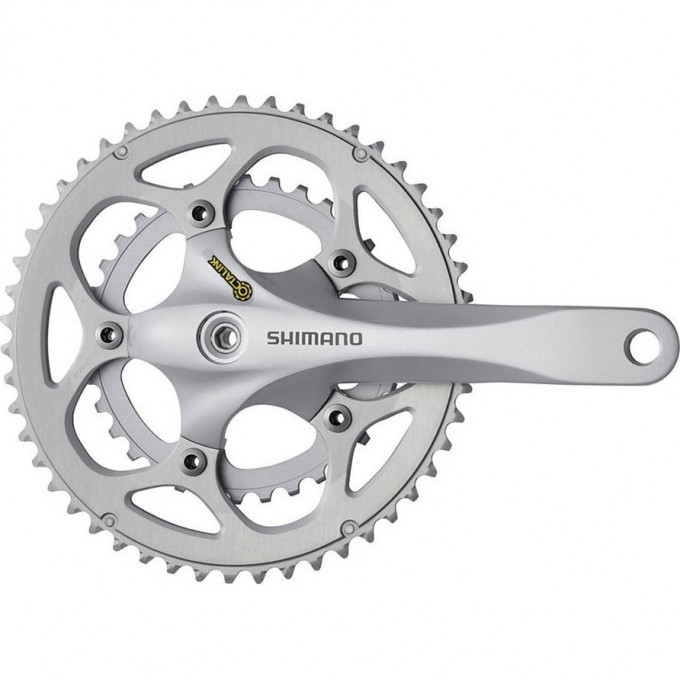 Система SHIMANO R345, 175 мм, OCTALINK, 50/34T без каретки, 9 скоростей, серебристый EFCR345E04XS