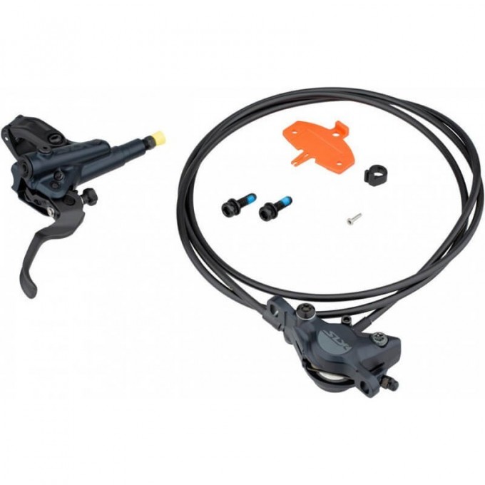 Тормоз дисковый SHIMANO SLX, M7100, J-KIT, BL(левые)/BR(передние), без адаптера, полимерные колодки, 1000мм IM7100JLFPRA100