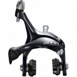 Тормоз клещевой SHIMANO SORA, R3000, задний, гайка/болт: 12.8/10.5мм, черный, EBRR3000AR87A Тормоз клещевой SHIMANO SORA, R3000, задний, гайка/болт: 12.8/10.5мм, черный, EBRR3000AR87A