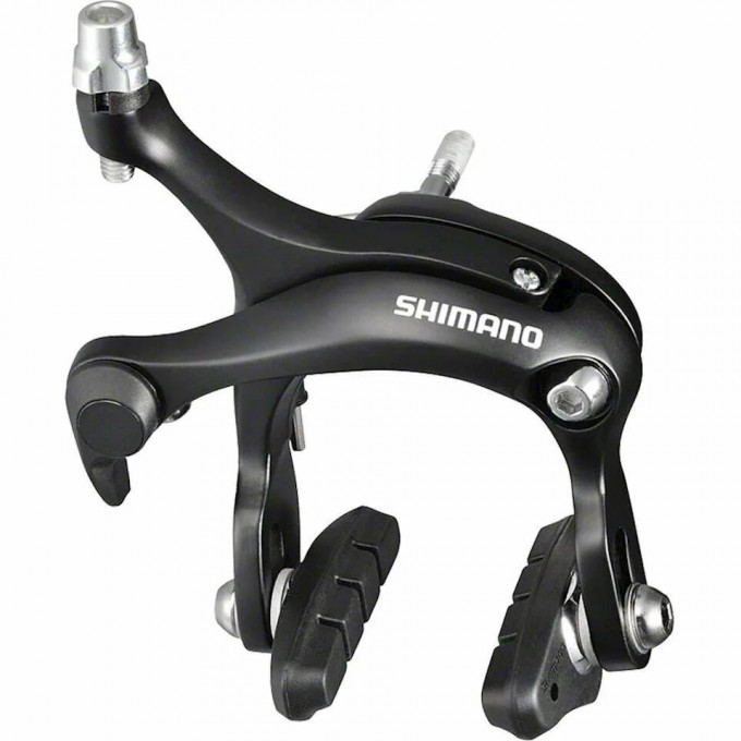Тормоз клещевой SHIMANO TIAGRA, R451, передний, гайка: 10.5/12.5/18/27мм, пролет 57мм, EBRR451AF73XL
