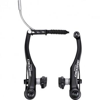 Тормоз v-br SHIMANO DEORE, BR-T610, черный, задние колодки S70C Тормоз v-br SHIMANO DEORE, BR-T610, черный, задние колодки S70C