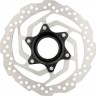 Тормозной диск SHIMANO RT10, 160 мм, C.LOCK, С LOCK RING, только для пластиковых колод ESMRT10S
