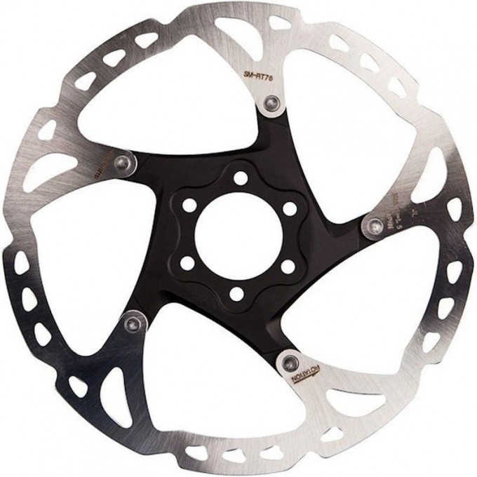 Тормозной диск SHIMANO XT, RT76, 203 мм, 6-болтов ISMRT76L2