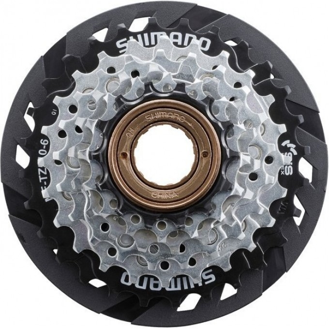 Трещотка SHIMANO TZ510, 6 скоростей, 14-28, с защитой, без упаковки AMFTZ5106428CP