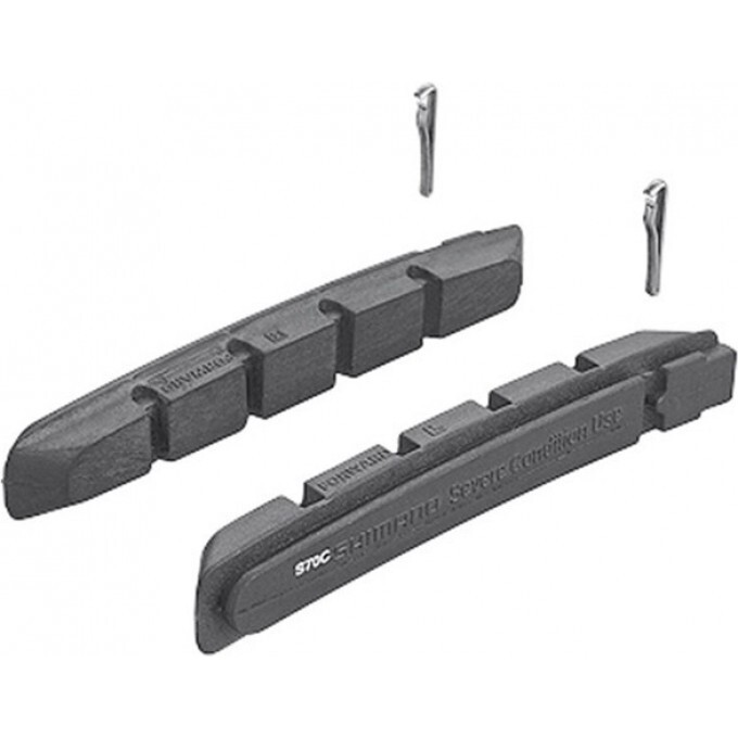 Вкладыш тормозной колодки SHIMANO для v-brake, S70C для тяжел. усл. Y8A298030
