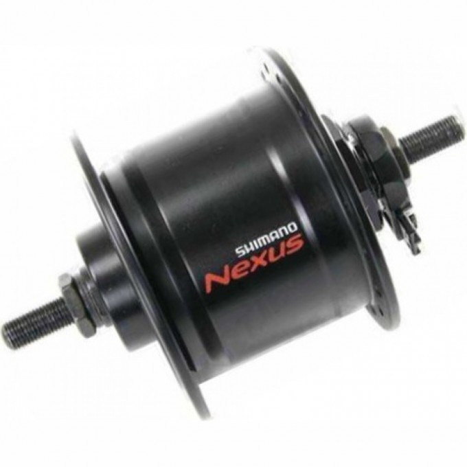 Втулка динамо SHIMANO NEXUS C3000-NT, 6V 3.0W, 36 отверстий, 100X140 мм, под гайки (без гаек), черный, без упаковки ADHC30003NNAL
