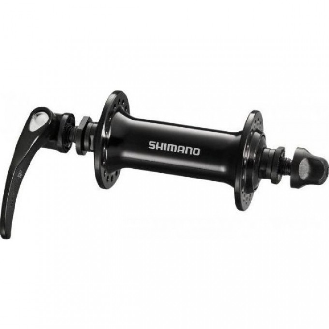 Втулка передняя SHIMANO SORA RS300, 32 отверстия, QR 129 мм, черный EHBRS300BBL