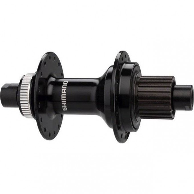 Втулка задняя SHIMANO MT500-B, 28 ОТВ, 12 СК, ПОД QR, OLD 141ММ, ЦВ. ЧЕРНЫЙ EFHMT500BC41AL