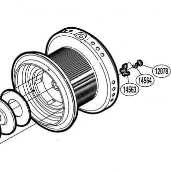 Запчасть часть для катушки SHIMANO DRAG CLI BIGBBTRXT-ALC набор разборной клипсы Запчасть часть для катушки SHIMANO DRAG CLI BIGBBTRXT-ALC набор разборной клипсы
