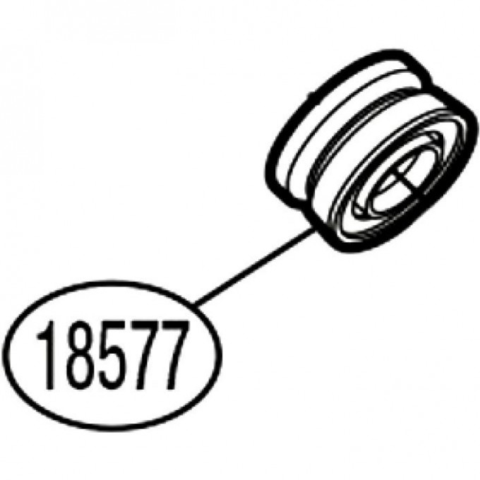 Запчасть для катушки SHIMANO LINE ROLLER BUSHING шайба ролика RD9367