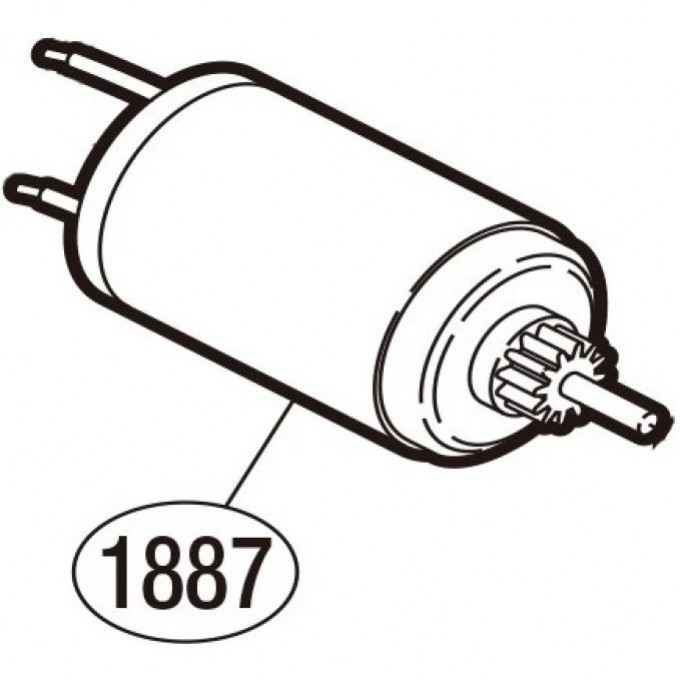 Запчасть для катушки SHIMANO мотор TGT1887
