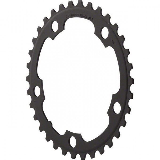 Звезда передняя SHIMANO ULTEGRA FC-6800, 53T-MD, черная, для 53-39T, Y1P498080