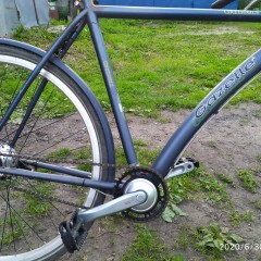 Система SHIMANO NEXUS, C6000, 170 мм, 38T, серебристый, без упаковки