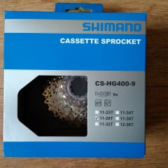 Кассета SHIMANO HG400, 9 скоростей, 11-28